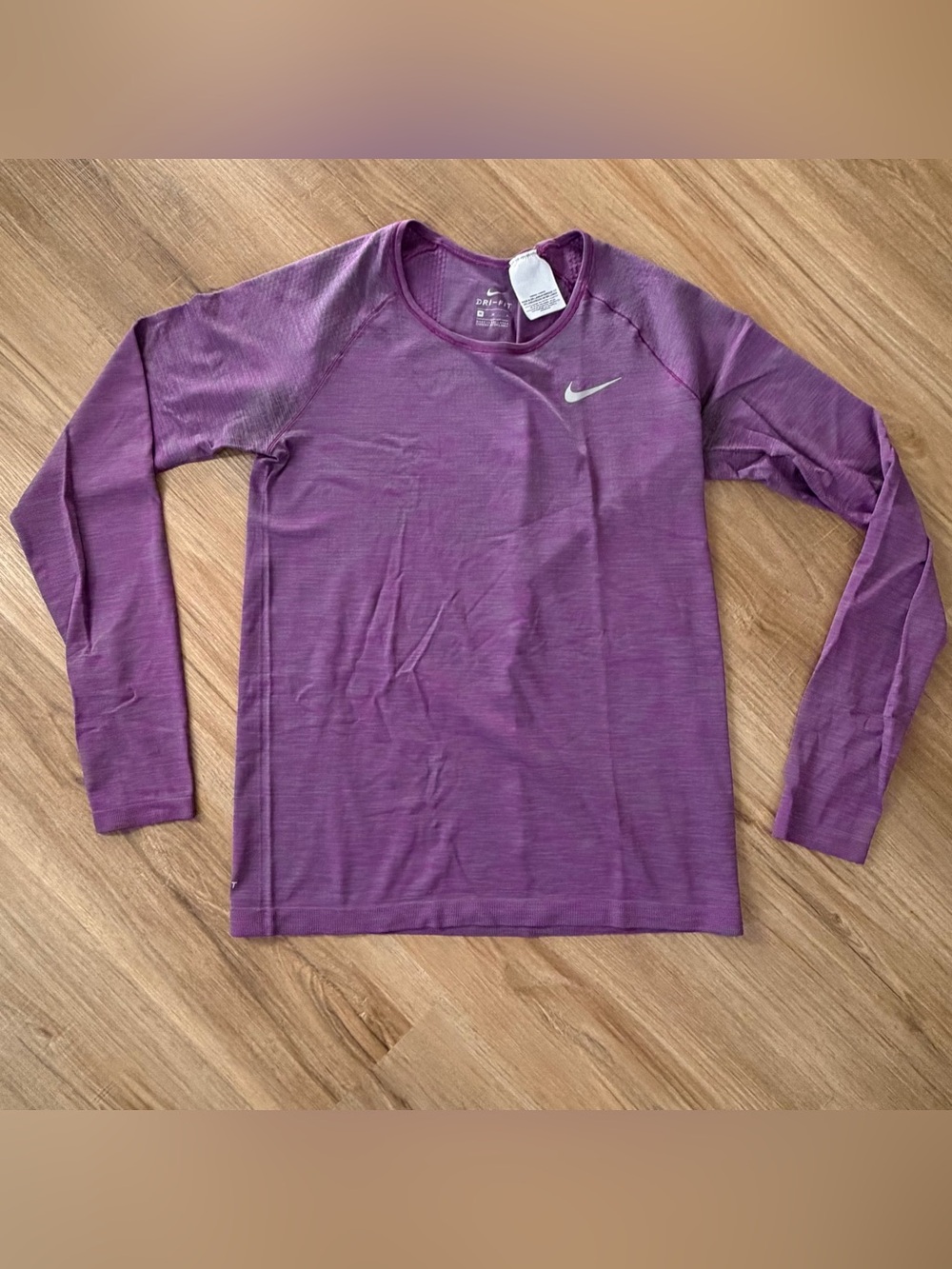 Nike Dri-FIT Long Sleeve Top - Purple